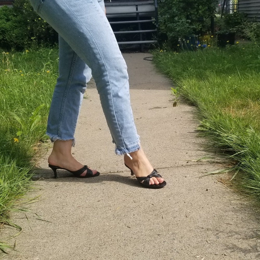 [Nine West] bow slides (2003)
